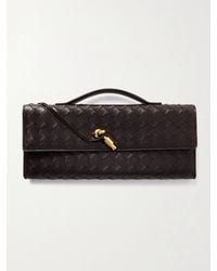 Bottega Veneta - Pochette En Cuir Intrecciato Long Andiamo - Lyst