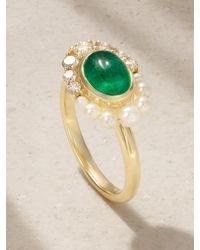 AMRAPALI LONDON - Navratna Ring Aus 18 Karat Mit Mehreren Steinen - Lyst