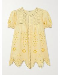 Vita Kin - Veronica Bluse Aus Leinen Mit Lockstickerei Und Stickereien - Lyst