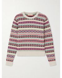&Daughter - Fair Isle Wool Sweater - Lyst