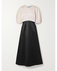 Gabriela Hearst - Monod Cutout Wool And Silk-Blend Duchesse-Satin Maxi Dress - Lyst