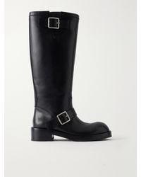 Ann Demeulemeester - Arwa Leather Knee Boots - Lyst