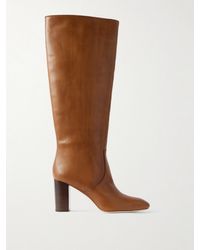 Loeffler Randall - Goldy Kniehohe Stiefel Aus Leder - Lyst