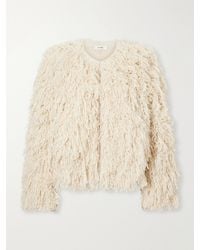 FRAME - The Fringe Alpaca Wool-Blend Jacket - Lyst