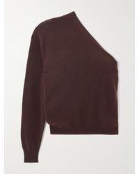 Allude - Asymmetrischer Pullover Aus Einer Woll-Kaschmirmischung - Lyst