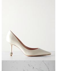 Roger Vivier - Marlene 85 Crystal-Embellished Satin Pumps - Lyst