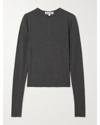 ÉTERNE - Ribbed Jersey Top - Lyst