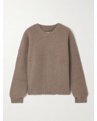 KHAITE - Manuela Ribbed Cashmere Sweater - Lyst