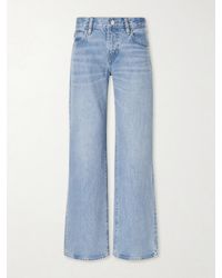FRAME - The Lowkey Low-Rise Straight-Leg Jeans - Lyst