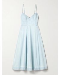 Zimmermann - Robe Midi En Jean Acacia - Lyst
