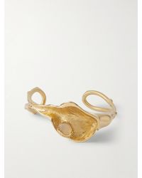 Chloé - Flower Soul-Tone Rose Quartz Cuff - Lyst