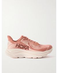 Hoka One One - Clifton 10 Sneakers Aus Mesh Mit Jacquard-Muster Und Gummibesätzen - Lyst