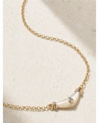 L'Atelier Nawbar - Karma 18-Karat And, Mother-Of-Pearl And Diamond Necklace - Lyst