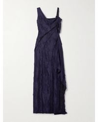 Jason Wu - Asymmetric Fil Coupé Woven Maxi Dress - Lyst