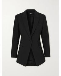Theory - Etiennette Grain De Poudre Wool-Blend Blazer - Lyst