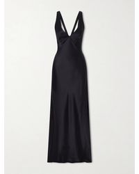 Nili Lotan - Aline Silk-Charmeuse Gown - Lyst