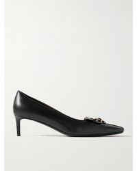 KHAITE - Celia Pocket Buckled Leather Pumps - Lyst