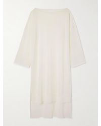 Alaïa - Linen And Silk-Blend Kaftan - Lyst
