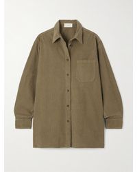 The Row - Idro Oversized Cotton-Blend Corduroy Shirt - Lyst