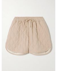 Varley - Catrine Shorts Aus Gestepptem Twill Mit Wattierung - Lyst