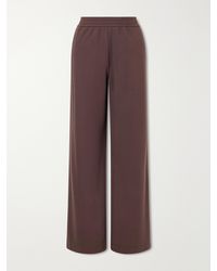 Moncler - Logo-Appliquéd Cotton-Blend Track Pants - Lyst