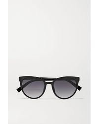 Le Specs Armada Cat-eye Acetate Sunglasses - Black