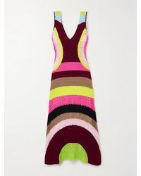 Gabriela Hearst - Ocon Striped Wool And Cashmere-Blend Maxi Dress - Lyst