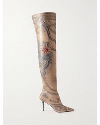 Jimmy Choo - X Jean Paul Gaultier Over-the-knee Boots 90 - Lyst