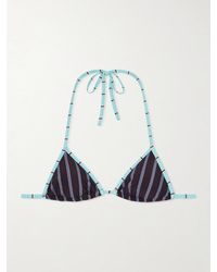 STAUD - Lido Triangle Bikini Top - Lyst