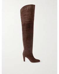 Chloé - Eve Suede Over-The-Knee Boots - Lyst