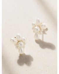 Sophie Bille Brahe - Petite Amis Fleur 14-Karat Recycled Pearl Earrings - Lyst