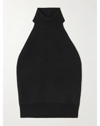Givenchy - Cropped Jersey Halterneck Top - Lyst