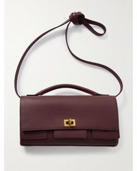 Balenciaga - Bel Air Kleine Clutch Aus Leder - Lyst