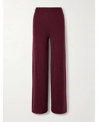 The Elder Statesman - Juniper Cashmere Wide-Leg Pants - Lyst