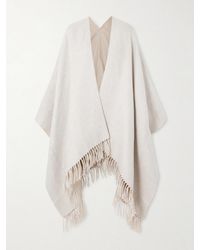Brunello Cucinelli - Fringed Linen-Blend Scarf - Lyst