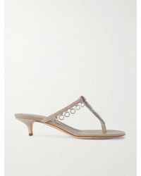 Christopher Esber - Sandales En Daim À Ornements Pierced - Lyst