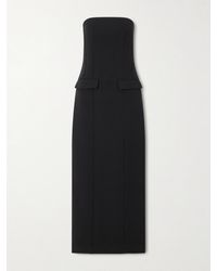 TOTEME - Strapless Crepe Maxi Dress - Lyst