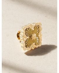 Buccellati - Opera Tulle Einzelner Ohrring Aus 18 Karat Mit Perlmutt - Lyst