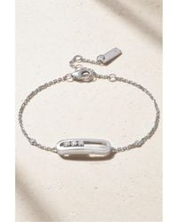 Messika - Baby Move Armband Aus 18 Karat Weißgold Mit Diamanten - Lyst