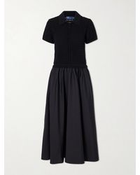 Polo Ralph Lauren - Crocheted Cotton-Poplin Maxi Dress - Lyst
