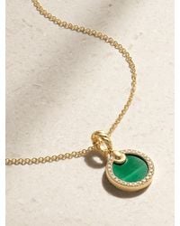 David Yurman - Elements Kette Aus 18 Karat Mit Malachit Und Diamanten - Lyst