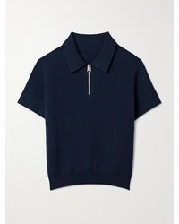 KHAITE - Gulliame Oberteil Aus Einer Wollmischung Mit Polokragen - Lyst