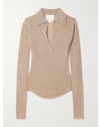 Citizens of Humanity - Simone Pullover Aus Einer Gerippten Woll-Kaschmirmischung Mit Polokragen - Lyst