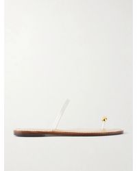 Amanu - The Kibera Embellished Satin Sandals - Lyst