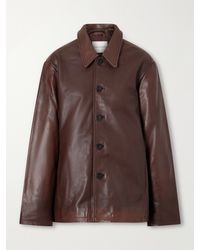 Studio Nicholson - Landau Leather Jacket - Lyst