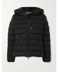 Moncler - Doudoune À Capuche En Tissu Technique Et Duvet Herbe - Lyst