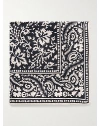 TOTEME - Hankie Printed Silk-Voile Scarf - Lyst