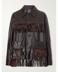 Polo Ralph Lauren - Fringed Leather Jacket - Lyst