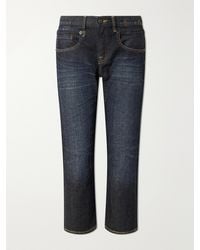 R13 - Boy Cropped High-Rise Straight-Leg Jeans - Lyst