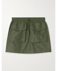 Moncler - Taffeta Cargo Mini Skirt - Lyst